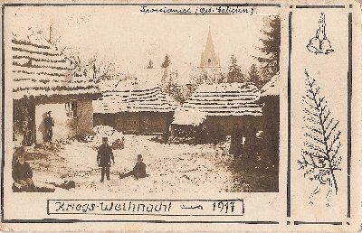 Trościaniec Wielki pocztówka 1917 awers